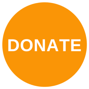 Orange Circle shaped Donate Button