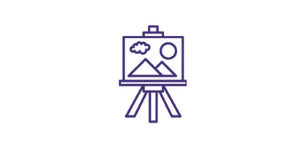 easel and painting icon